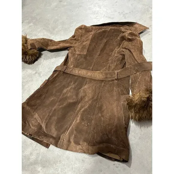 Adrien 'n Emilie Penny Lane style Leather Coat Size 9/10 ~ 260324-WH 1036 - Picture 8 of 8